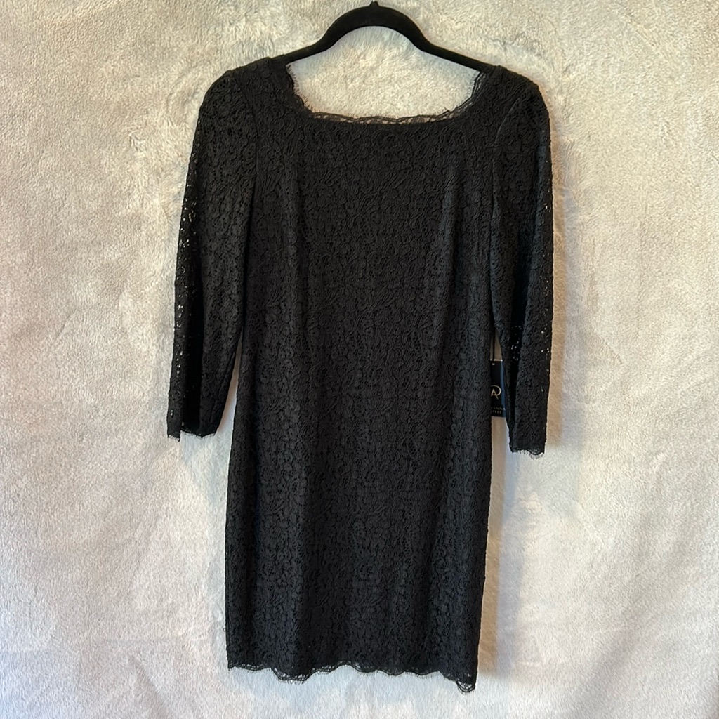 Adrianna Papell Black Cocktail Dress